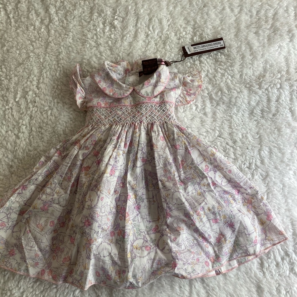 Fleurisse Betty smoked baby dress